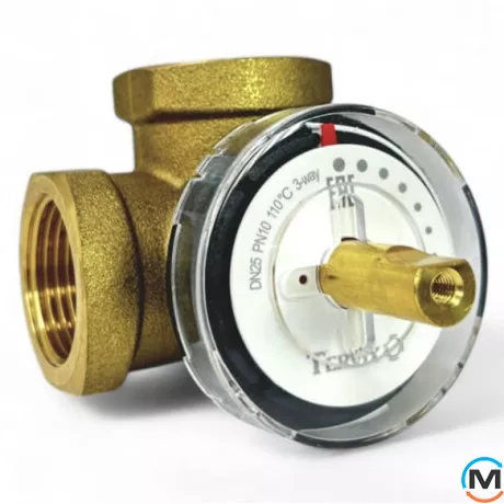 3-ходовой поворотный смесительный клапан RMV DN32 Rp 1 1/4" Tervix Pro Line, Диаметр резьбы: 1 1/4", фото , изображение 2