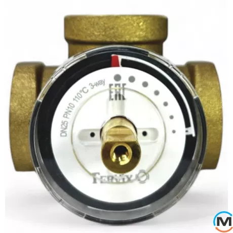 3-ходовой поворотный смесительный клапан RMV DN25 Rp 1" Tervix Pro Line, Диаметр резьбы: 1", фото , изображение 3