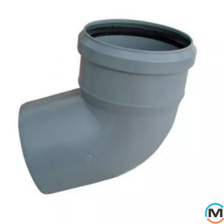 Колено канализационное Valsir Ø125 HTB 45°, Градус (град.): 45, Диаметр (мм): 125/125, фото 