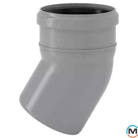 Колено канализационное Valsir Ø90 HTB 30°, Градус (град.): 30, Диаметр (мм): 90/90, фото 