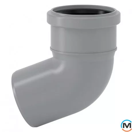 Колено канализационное Valsir Ø90 HTB 67°, Градус (град.): 67, Диаметр (мм): 90/90, фото 