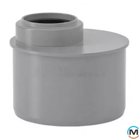 Переходник канализационный Valsir Ø90/50 HTR короткий, фото 