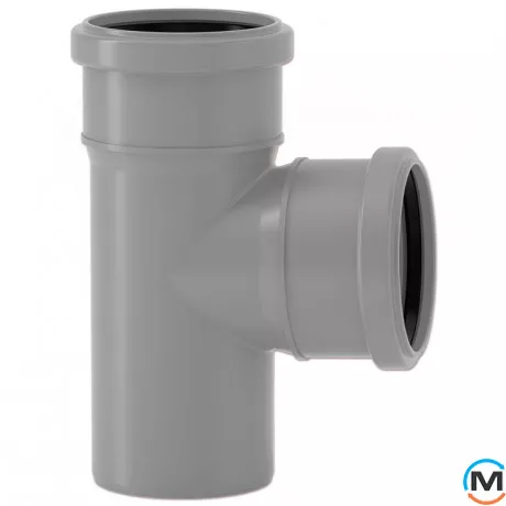 Тройник канализационный Valsir Ø90/90 HTEA 87°30’, фото 