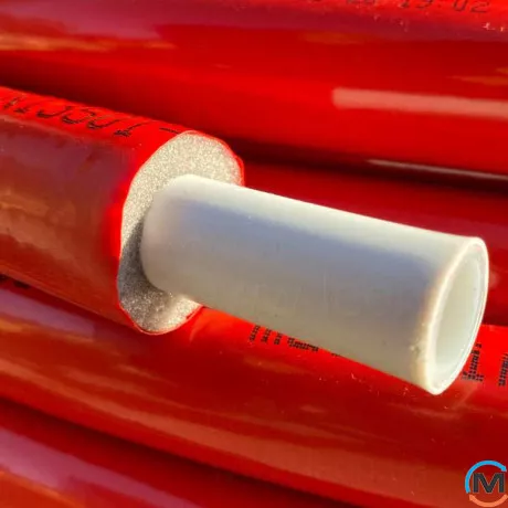 Труба Valsir в ізоляції металопластикова MIXAL Ø16 х 2,0 мм ЧЕРВОНА (бухта 100 м), Модифікація: Бухта 100 м, Колір: червоний, Діаметр (мм): 16, фото , зображення 4
