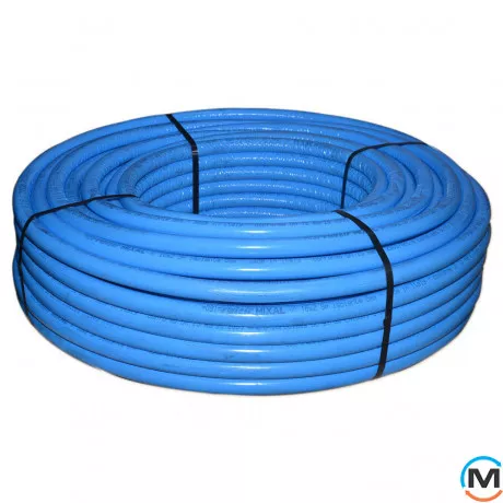 Труба Valsir в изоляции металлопластиковая MIXAL Ø16 х 2,0 мм ГОЛУБЕЖНАЯ (бухта 100 м), Модификация: Бухта 100 м, Цвет: Голубой, Диаметр (мм): 16, фото , изображение 4