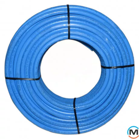 Труба Valsir в изоляции металлопластиковая MIXAL Ø16 х 2,0 мм ГОЛУБЕЖНАЯ (бухта 100 м), Модификация: Бухта 100 м, Цвет: Голубой, Диаметр (мм): 16, фото 