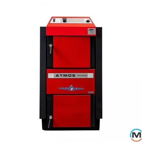 Твердотопливный пиролизный котел ATMOS DC 18 S, Тепловая мощность (кВт): 20, фото 