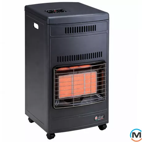 Газовий інфрачервоний обігрівач Sicar euro 90 4,2 кВт п'єзопідпал, 3 режими, датчик co₂, редуктор + шланг, фото 