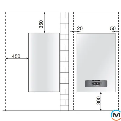 Газовый котел Ariston CLAS B ONE WIFI 35, Тепловая мощность (кВт): 35, фото , изображение 6