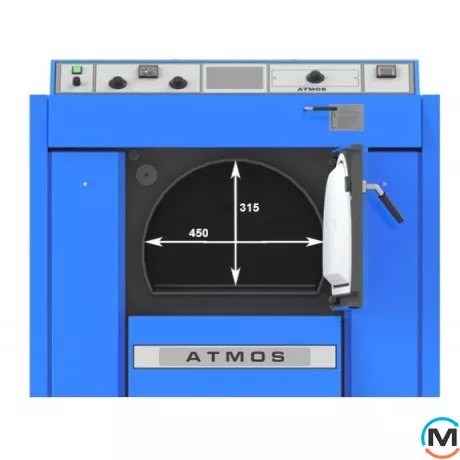 Твердопаливний піролізний котел ATMOS DC 105S, Теплова потужність (кВт): 105, фото , зображення 4