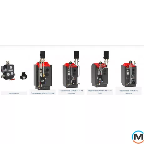 Твердотопливный пиролизный котел ATMOS DC 70 S, Тепловая мощность (кВт): 70, фото , изображение 12