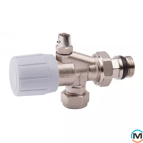 Аксиальный ручной-термостатический вентиль Icma 870 1/2", фото 