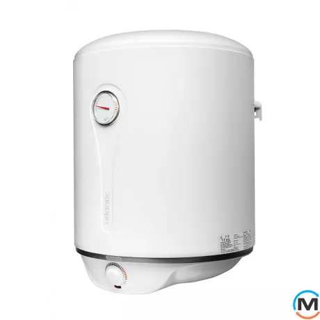 Бойлер электрический Atlantic Steatite Elite VM 050 D400-2-BC (1500W), Кол-во/мощность ТЭНов: 1x1,5 кВт, Объем (л): 50, Исполнение: Вертикальный, фото , изображение 2