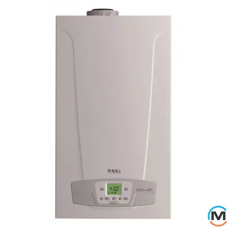 Конденсаційний котел Baxi DUO-TEC COMPACT 1.24 GA, Тип котла: Газовий конденсаційний, Теплова потужність (кВт): 24, Вбудований бойлер: Ні, Кількість контурів: 1, Спосіб відведення газів: Турбований, фото 
