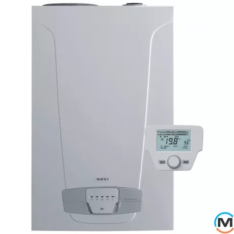 Конденсаційний котел Baxi LUNA PLATINUM 33 GA, Тип котла: Газовий конденсаційний, Теплова потужність (кВт): 33, Вбудований бойлер: Ні, Модифікація: З виносною панеллю, Кількість контурів: 2, Спосіб відведення газів: Турбований, фото 