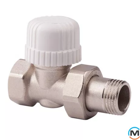 Прямой термостатический вентиль Icma 779 3/4", Диаметр резьбы: 3/4", Исполнение: Прямой, Цвет: Никелированный, фото 