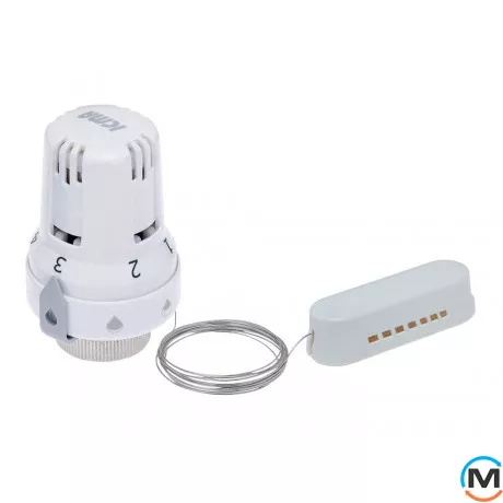 Термостатическая головка Icma 987 с выносным датчиком, 28х1,5, фото 