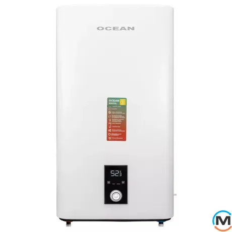 Водонагрівач OCEAN FLAT RZBF50E-2 ET+DT, (50л Digital), Об'єм (л): 50, фото 