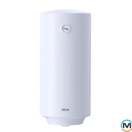 Бойлер RENS круглый 80л 1500Вт мокрый тен белая панель RE80-15W, Вариант: Белая панель, Кол-во/мощность ТЭНов: 1x1.5 кВт, Объем (л): 80, фото 