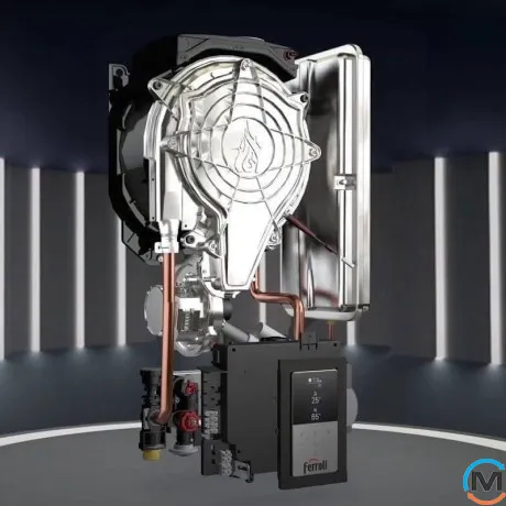 Газовий конденсаційний котел Ferroli Bluehelix Hitech RRT 28C двоконтурний, Теплова потужність (кВт): 28, Кількість контурів: 2, фото , зображення 2