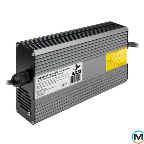 Зарядний пристрій LogicPower для LiFePO4 комірок 3.2V (3.65V)-20A-64W-LED, Номінальний струм заряду (A): 20, фото , зображення 2
