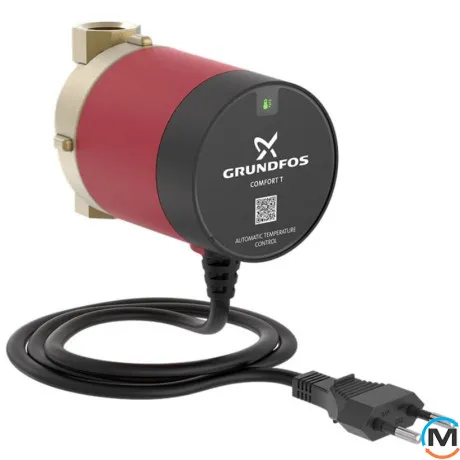Циркуляционный насос Grundfos COMFORT 15-14 B T, Модификация: B T = с контролем температуры, фото 