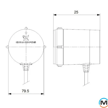 Циркуляционный насос Grundfos COMFORT 15-14 M, Модификация: M = базовая версия, фото , изображение 5