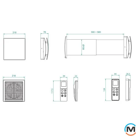 Рекуператор Immergas ZENITAIR-MONO, фото , зображення 2