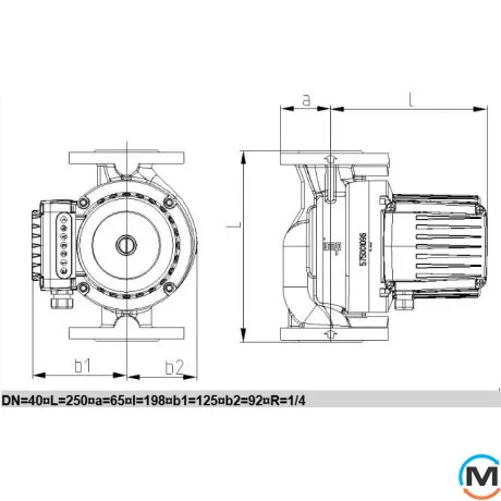 Насос циркуляционный GHNbasic II 40-70 F IMP Pumps, фото , изображение 3