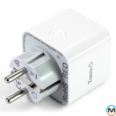 Розумна розетка Tervix Pro Line WiFi Socket, Колір: Білий, Керуючий сигнал: WiFi (2.4 ГГц), фото , зображення 2