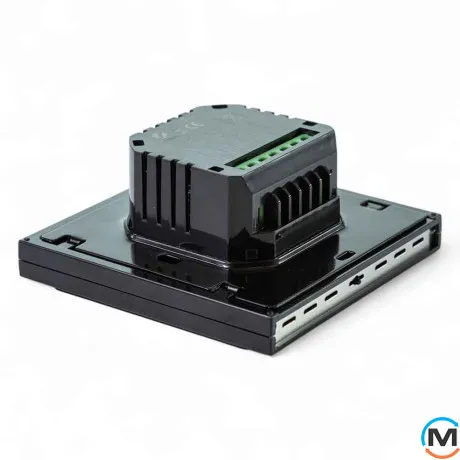Термостат з керуванням ZigBee Tervix Pro Line для водяної/електричної теплої підлоги, чорний, фото , зображення 5