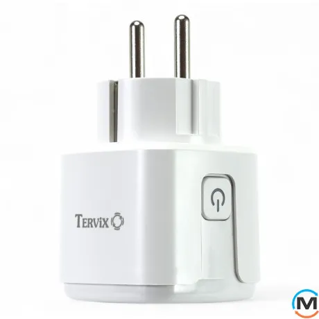 Розумна розетка Tervix Pro Line ZigBee Socket, Колір: Білий, Керуючий сигнал: ZigBee 3.0, фото 