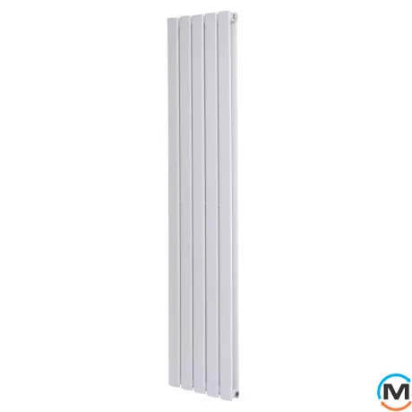 Вертикальный дизайнерский радиатор отопления ARTTIDESIGN Livorno II 5/2000/340/50 белый матовый, Исполнение: Вертикальный, Цвет: Белый, Высота (мм): 2000, Кол-во секций: 5, Длина (мм): 340, фото 