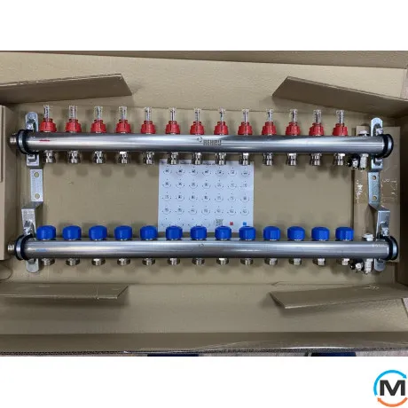 Распределительный коллектор Rehau HKV-D 04 с расходомерами (нерж.сталь), Количество выходов: 4, фото , изображение 4