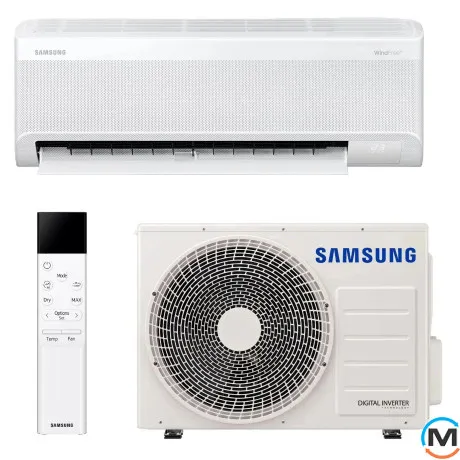 Кондиционер Samsung Nordic WindFree S2 инверторный AR70F09CABWNEE до 25 м² обогрев до -30°C, Площадь помещения (кв.м): 25, фото 