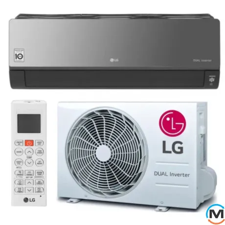 Кондиционер сплит-система LG Artcool Mirror AC09BK, Площадь помещения (кв.м): 25, фото 