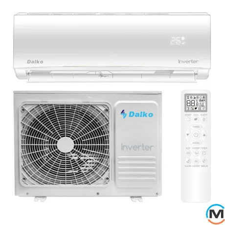 Кондиционер Daiko Polar Inverter Wi-Fi ASP-H12PINX — 35 м² обогрев до -25°C, Площадь помещения (кв.м): 35, фото 