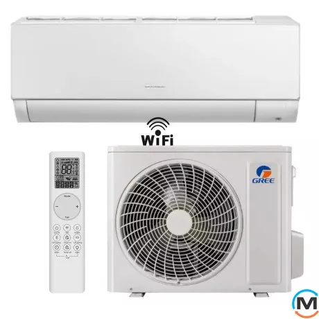 Кондиционер Gree So-Cool Dc inverter R32 робота на обигрив до -35° С GWH09APAXF-S6DBA3A -35°С до 27 м², Площадь помещения (кв.м): 27, фото 