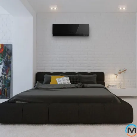 Кондиционер Mitsubishi Electric Дизайн инвертор Черный MSZ-EF25VGKB/MUZ-EF25VG -15°С до 25 м², Цвет: Черный, Площадь помещения (кв.м): 25, фото , изображение 6