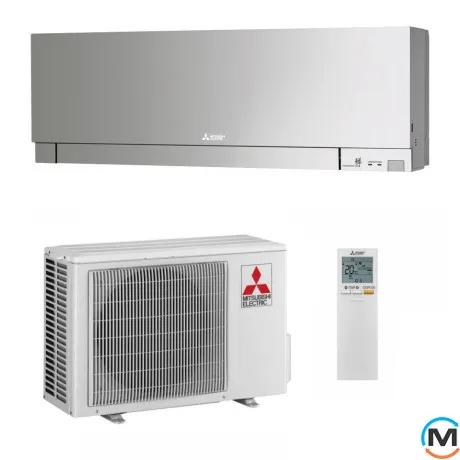 Кондиционер Mitsubishi Electric Дизайн инвертор Серебристый MSZ-EF42VGKS/MUZ-EF42VG -15°С до 42 м², Цвет: Серебристый, Площадь помещения (кв.м): 42, фото 