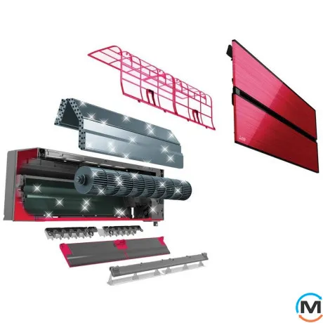 Кондиционер Mitsubishi Electric Премиум инвертор Рубиново-красный MSZ-LN25VG2R/MUZ-LN25VG2 -15°С до 25 м², Цвет: Красный, Площадь помещения (кв.м): 25, фото , изображение 5