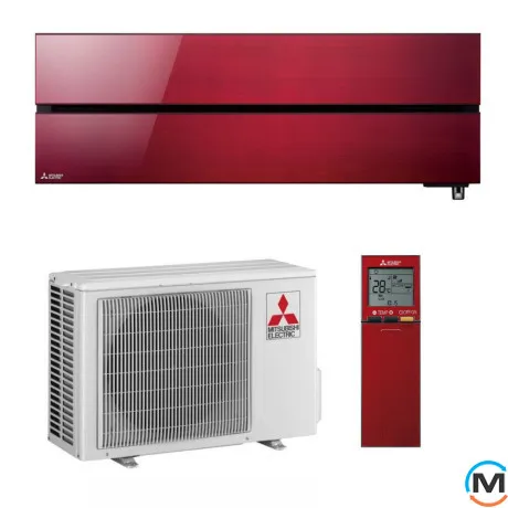 Кондиционер Mitsubishi Electric Премиум инвертор Рубиново-красный MSZ-LN35VG2R/MUZ-LN35VG2 -15°С до 35 м², Цвет: Красный, Площадь помещения (кв.м): 35, фото 