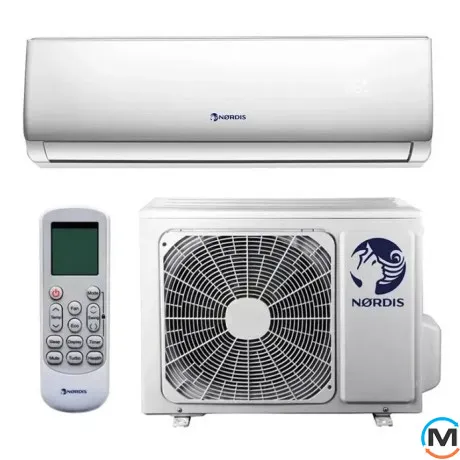Кондиционер Nordis Alfa NDI-А24ONF — 70 м² обогрев до -7°C, Площадь помещения (кв.м): 70, фото 