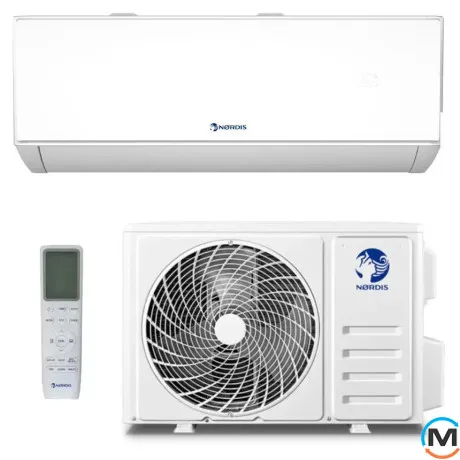 Кондиционер Nordis Nova Inverter Wi-Fi NDI-NOV12TC1 — 35 м² обогрев до -25°C, Цвет: Белый, Площадь помещения (кв.м): 35, фото 