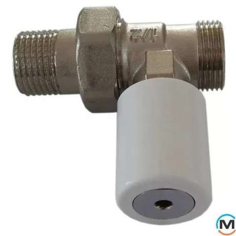 Ручной вентиль прямой Schlosser DN 15 GZ1/2 x М22х1,5, фото 
