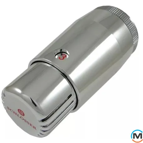 Термостатическая головка Schlosser MINI Diamant (M30X1,5) хром, фото 