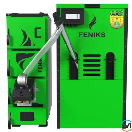 Пелетний котел Feniks серія C Pellet 35 кВт з бункером, Теплова потужність (кВт): 35, фото , зображення 2