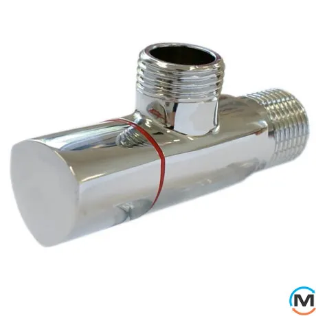 Кран санитарный Schlosser угловой DN15 GZ 1/2" x 1/2" хром, фото 