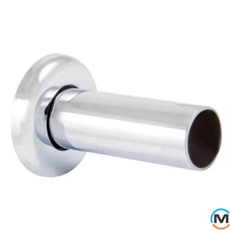Маскирующая трубка Schlosser с розеткой d трубки =22mm d розетки=45mm l=80mm хром, фото 