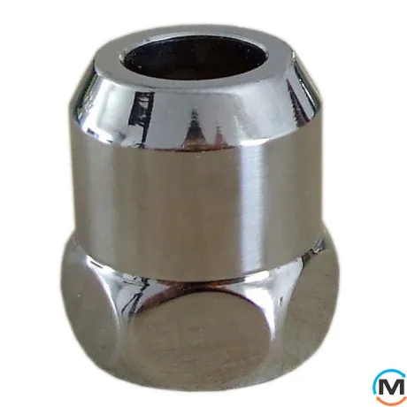 Резьбовое соединение Schlosser для санитарного крана 3/8 x ø 10mm - античная латунь, фото 